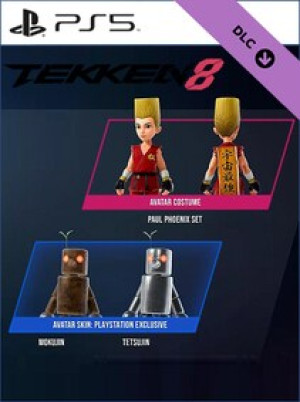 TEKKEN 8 - Pre-order Bonus: Paul Pheonix Set + Mokujin & Tetsujin Skins (PS5) - PSN Key - EUROPE