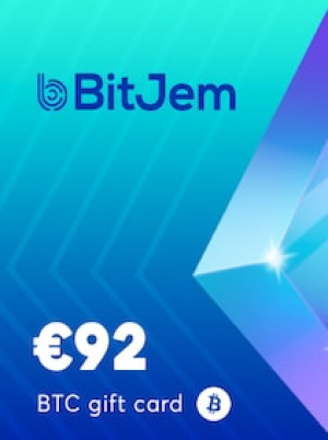 BitJem Crypto Gift Card Bitcoin 92 EUR - BitJem Key