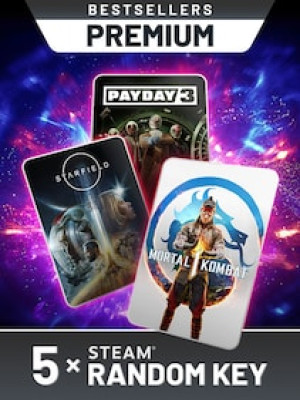 Bestsellers Random 5 Keys Premium (PC) - Steam Key - GLOBAL