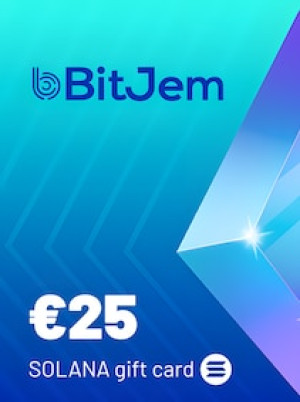 BitJem Crypto Gift Card SOL 25 EUR - BitJem Key