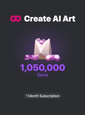 CreatePorn.com Subscription 1050k Gems/Mo 1 Month - CreatePorn Key - GLOBAL