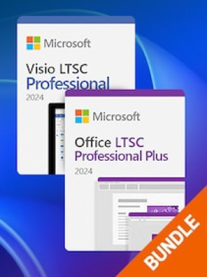Visio 2024 Pro LTSC + Office 2024 LTSC Pro Plus Bundle (PC) - Microsoft Key - GLOBAL