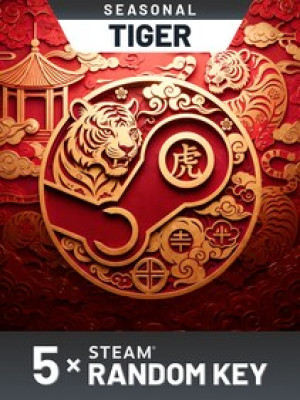Tiger Random 5 Keys - Steam Key - GLOBAL