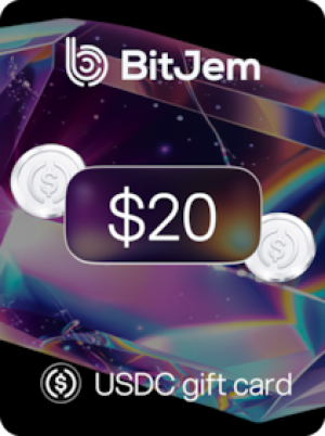 BitJem Crypto Gift Card USDC 20 USD - BitJem Key