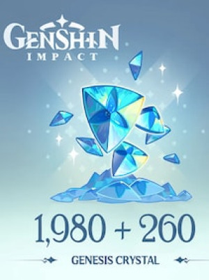 Genshin Impact 1980 + 260 Genesis Crystals - GalaxyLink Key - GLOBAL