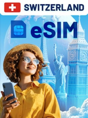 eSIM (Android, iOS) 1 GB, 30 Days - SWITZERLAND
