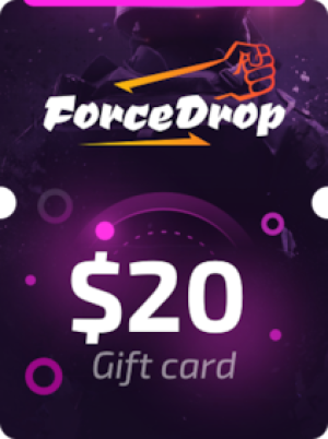 Forcedrop.gg Gift Card 20 USD - Key GLOBAL