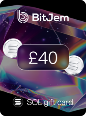 BitJem Crypto Gift Card SOL 40 GBP - BitJem Key