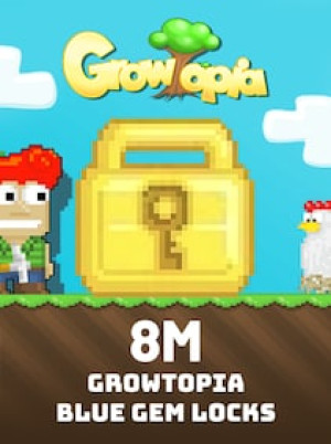 Growtopia Locks 8 Blue Gem Locks - MMOPIXEL Player Trade - GLOBAL
