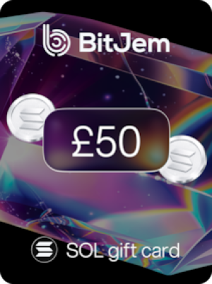 BitJem Crypto Gift Card SOL 50 GBP - BitJem Key