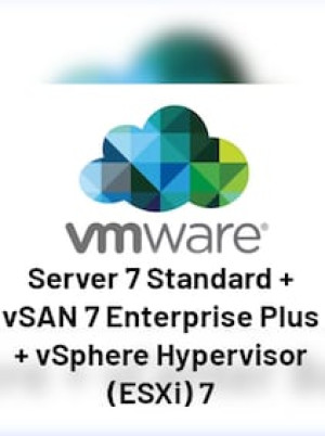 VMware vCenter Server 7 Standard + vSAN 7 Enterprise Plus + vSphere Hypervisor (ESXi) 7 (PC) (Unlimited Devices, Lifetime) - Broadcom Key - GLOBAL