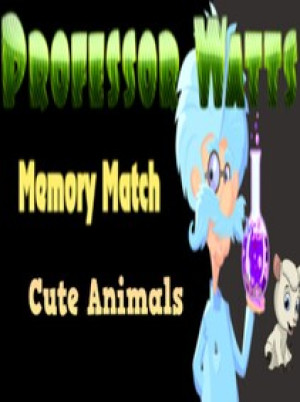 Professor Watts Memory Match: Cute Animals (PC) - Steam Key - GLOBAL
