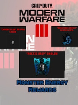 Call of Duty: Modern Warfare III - Monster Energy Charm + Emblem + Calling Card Bundle (All Platforms) - Call of Duty Official Key - GLOBAL