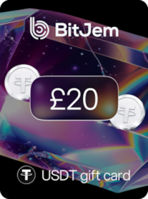 BitJem Crypto Gift Card USDT 20 GBP - BitJem Key