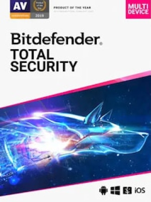 Bitdefender Total Security (3 Devices, 1 Year) - PC, Android, Mac, iOS - Key EUROPE