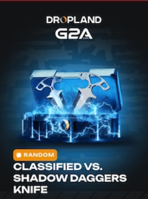 Counter Strike 2 RANDOM 3 CASE CLASSIFIED VS. SHADOW DAGGERS KNIFE SKIN - BY DROPLAND.NET Key - GLOBAL