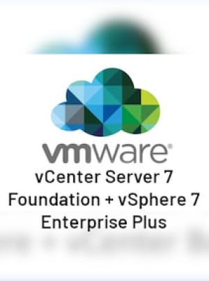 VMware vCenter Server 7 Foundation + vSphere 7 Enterprise Plus (PC) (Unlimited Devices, Lifetime) - Broadcom Key - GLOBAL
