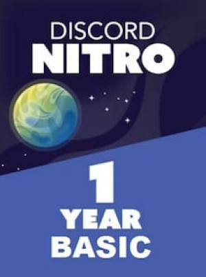 Discord Nitro Basic 1 Year - Discord Key - GLOBAL