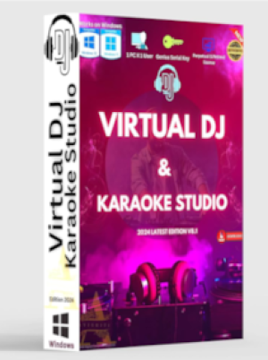 Virtual DJ and Karaoke Studio 7 (PC) (1 Device, Lifetime) - VirtualDj Key - GLOBAL