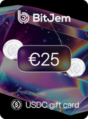 BitJem Crypto Gift Card USDC 25 EUR - BitJem Key