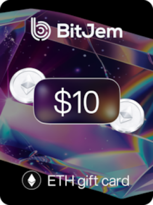 BitJem Crypto Gift Card ETH 10 USD - BitJem Key