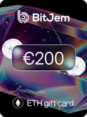 BitJem Crypto Gift Card ETH 200 EUR - BitJem Key