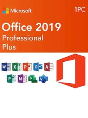 Microsoft Office Professional 2019 Plus (PC, 1 Device) - Microsoft Key - GLOBAL