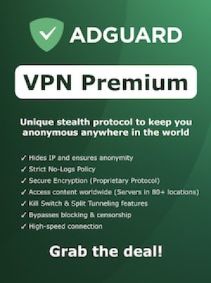 AdGuard VPN (10 Devices , 1 Month) - AdGuard Key - GLOBAL