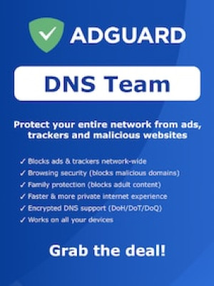 AdGuard DNS Team (PC, Android, Mac, iOS) (200 Devices, 1 Month) - AdGuard Key - GLOBAL
