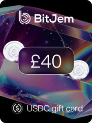 BitJem Crypto Gift Card USDC 40 GBP - BitJem Key