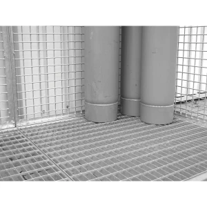eurokraft pro Gitterrostboden, befahrbar, für BxT 2100 x 1085 mm