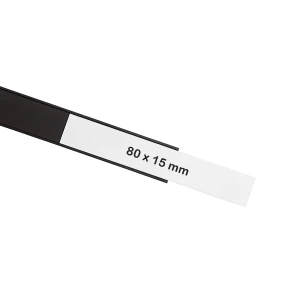 magnetoplan Perfil em U magnetoflex®, embalagem de 30 unid. , AxL 15 x 80 mm, preto, Perfil em U magnetoflex®, embalagem de 30 unid., AxL 15 x 80 mm,