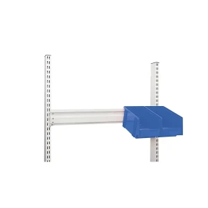 Treston ESD-Kästenschiene für Arbeitstisch, pulverbeschichtet, lichtgrau, BxT 742 x 100 mm