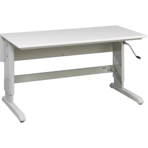 Treston Arbeitstisch CONCEPT, mit Handkurbel höhenverstellbar, BxT 1800 x 750 mm