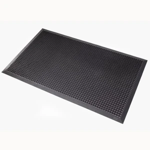 NOTRAX Schmutzfangmatte, rollstuhlgeeignet, schwarz, LxB 1500 x 900 mm