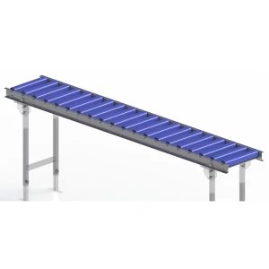 Gura Esteira rolante leve, caixilho em aço com rolos de plástico , lar da esteira 300 mm, distância entre eixos 100 mm, comprimento 2,0 m, Esteira