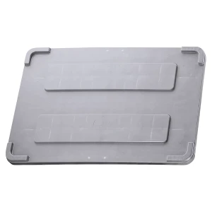 Deckel für Großbehälter mit überkragendem Rand, grau, für LxB 1200 x 800 mm kaiserkraft