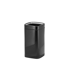 EKO Papierkorb mit Innenbehälter, Volumen 28 l, schwarz