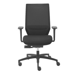 Dauphin Bürostuhl SHAPE ECONOMY2, schwarz, Netz-Rückenlehne, Rückenlehnenhöhe 610 mm