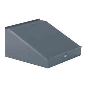 eurokraft basic Schreibpult für Schrankbreite 500 mm, HxBxT 95 / 275 x 495 x 495 mm, blaugrau RAL 7031