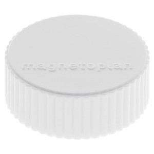 magnetoplan Magnet DISCOFIX MAGNUM, Ø 34 mm, VE 50 Stk, weiß