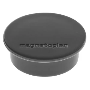magnetoplan Íman DISCOFIX COLOR , Ø 40 mm, embalagem de 40 unid., preto, Íman DISCOFIX COLOR, Ø 40 mm, embalagem de 40 unid., preto. Com rebordo