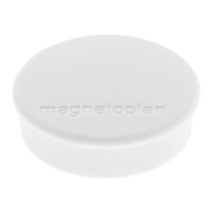 magnetoplan Íman DISCOFIX HOBBY , Ø 25 mm, embalagem de 100 unid., branco, Íman DISCOFIX HOBBY, Ø 25 mm, embalagem de 100 unid., branco. Com rebordo