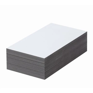 kaiserkraft Letreiros magnéticos para armazém, branco, AxL 50 x 200 mm, embalagem com 100 unid., Letreiros magnéticos para armazém, branco, AxL 50 x