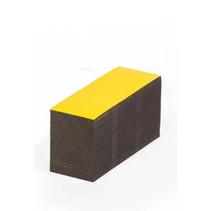 kaiserkraft Letreiros magnéticos para armazém, amarelo, AxL 10 x 80 mm, embalagem com 100 unid., Letreiros magnéticos para armazém, amarelo, AxL 10 x