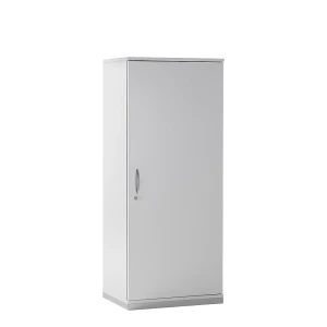 LENA - Flügeltürschrank, 4 Fachböden, 5 Ordnerhöhen, HxBxT 1869 x 800 x 442 mm, lichtgrau kaiserkraft