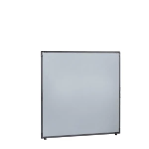 kaiserkraft Parede separadora, plástico, armação em cinzento ardósia, cinzento prateado, AxL 1300 x 1300 mm, Parede separadora, plástico, armação em