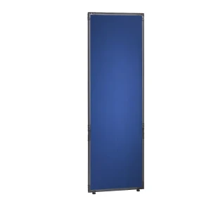 kaiserkraft Parede separadora, feltro, armação em cinzento ardósia, azul, AxL 1950 x 650 mm, Parede separadora, feltro, armação em cinzento ardósia,
