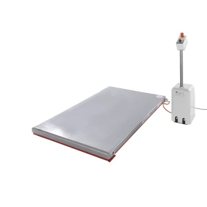 Flexlift Flachform-Hubtisch, Baureihe G, Tragfähigkeit 1000 kg, Hubbereich 80 - 850 mm, LxB 1600 x 900 mm, 400 V Drehstrom