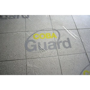 COBA Película de proteção para pisos, autocolante , para pisos duros, CxL 25 m x 600 mm, Película de proteção para pisos, autocolante, para pisos